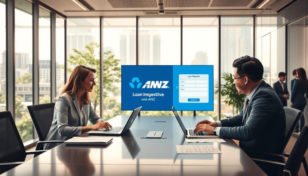 begin loan request ANZ